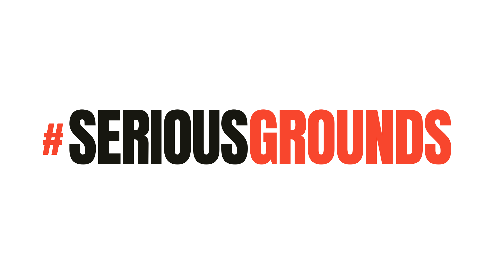 Serious Grounds logo on a white background.