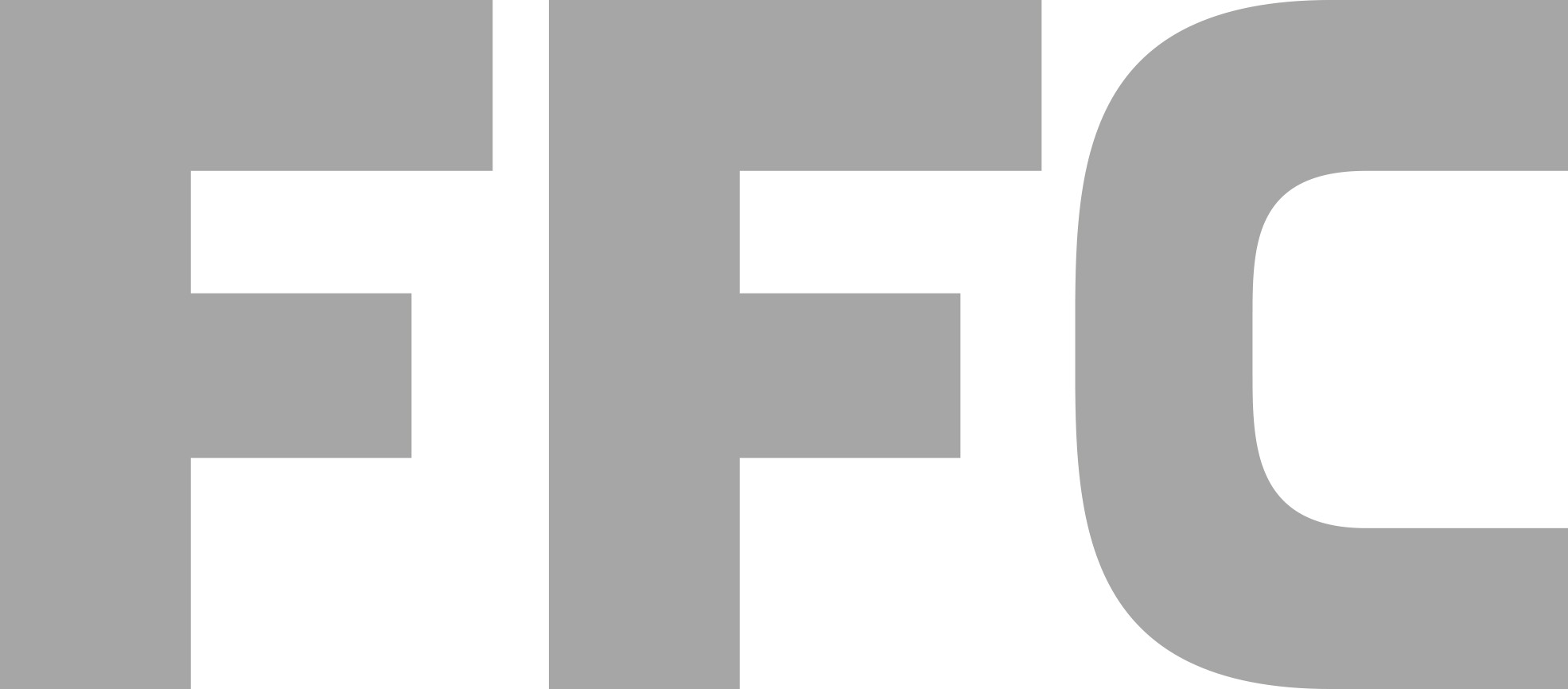 FFC:s logotyp, grå, jpg