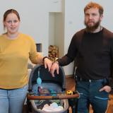 Fredrika Lund och Vincent Finck med sonen Melvin på FFC:s svenska seminarium