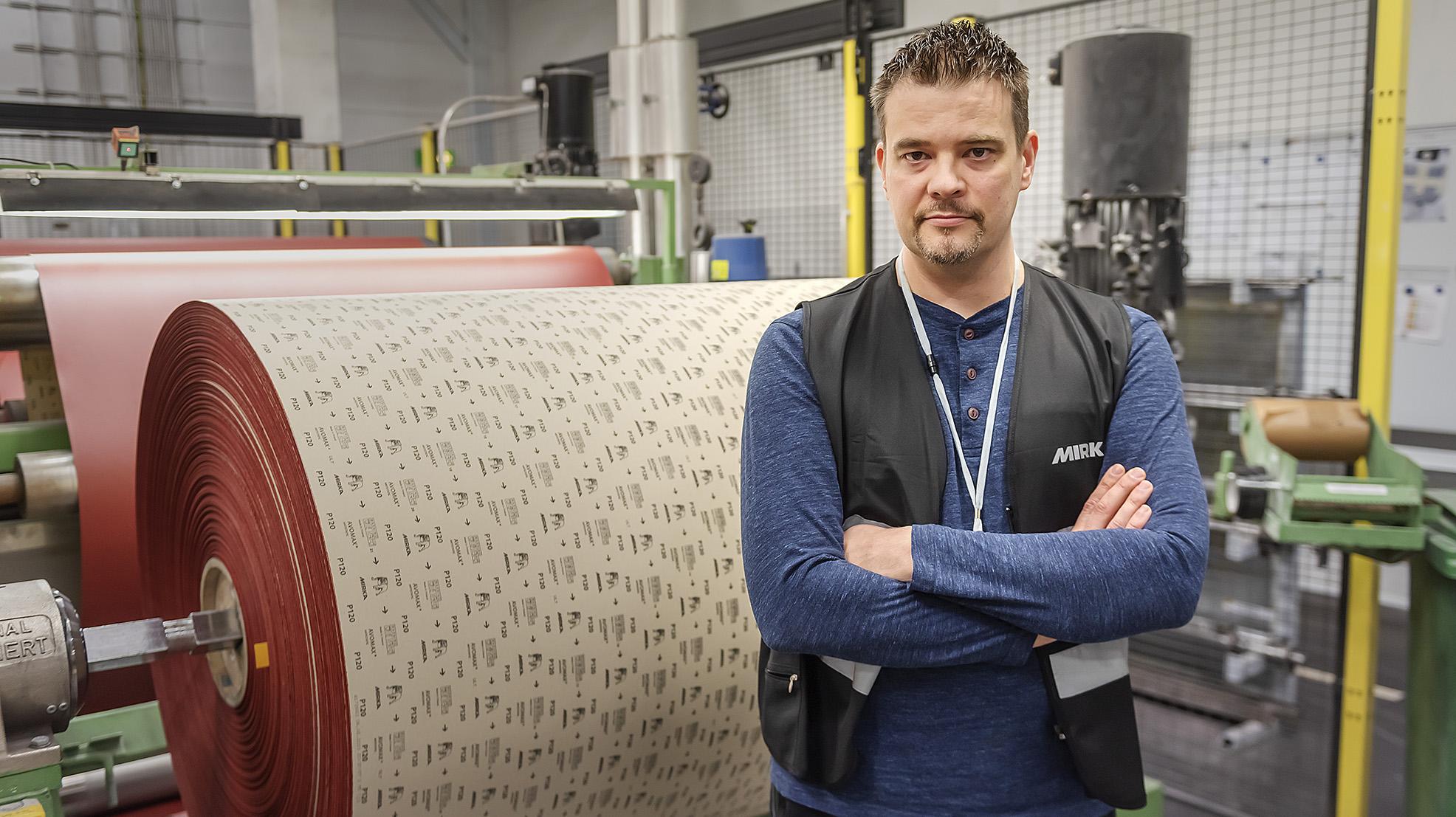 Ronny Norrgård är huvudförtroendeman för Industrifackets medlemmar på Mirka i Jeppo