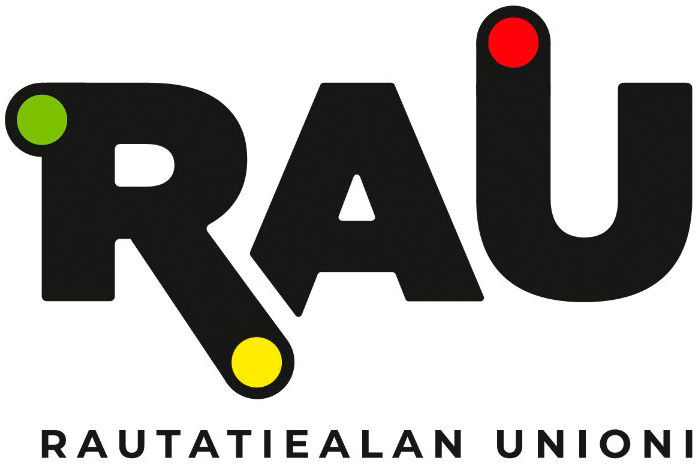 Rautatiealan Unionin RAU:n logo