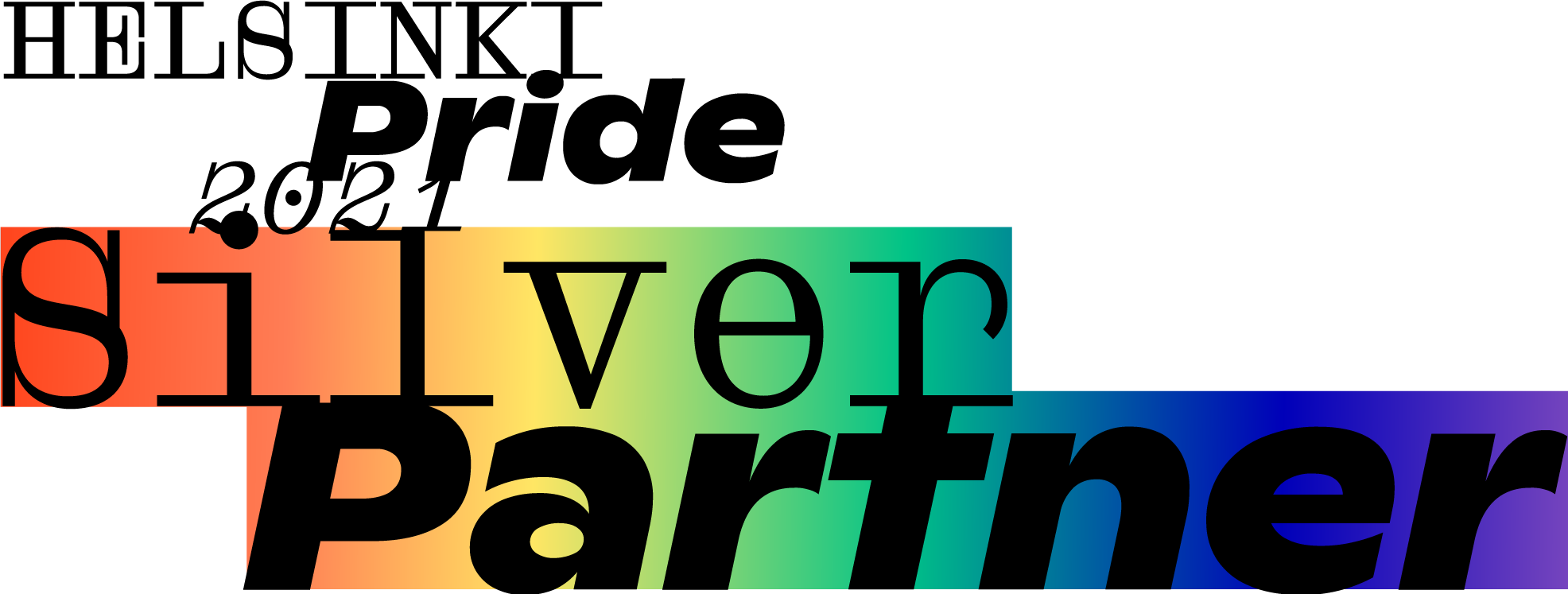 Logo - SAK on Helsinki Priden Silver-tason kumppani