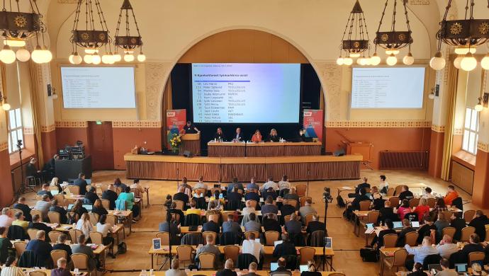 SAK:n edustajiston kokous pidettiin Paasitornissa Helsingissä.