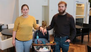 Fredrika Lund och Vincent Finck med sonen Melvin på FFC:s svenska seminarium