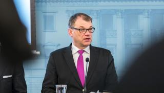PM Juha Sipilä after General Government Fiscal Plan meeting in April 2018. Photo: Lauri Heikkinen / Prime Minister's Office