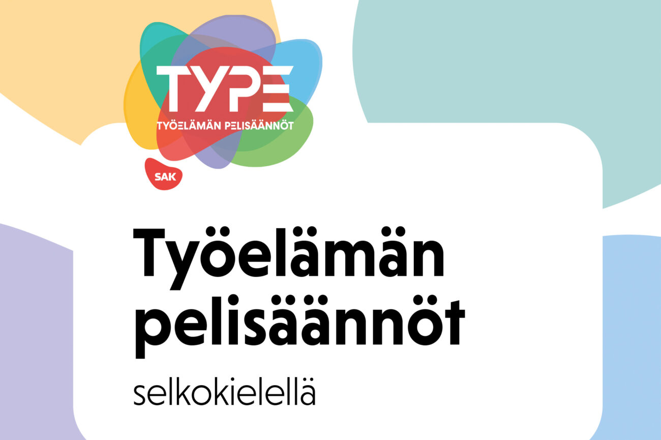 Kuvakaappaus Työelämän pelisäännöt selkosuomi -oppaan kannesta