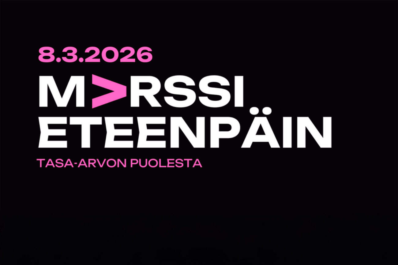 Naistenpäivän marssi 8.3.2026.