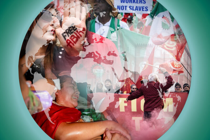 Global Right's Index -julkaisun kannesta osa, jossa tyyitelty maapallo.